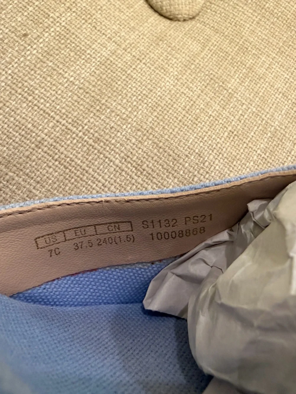 Stuart Weitzman Light Blue Espadrille Wedge Ankle-Tie Sandals - Picture 12 of 12